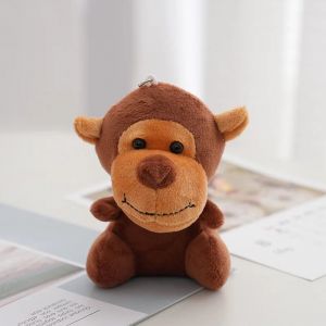 Pendentif En Peluche Animal Mignon, Singe Assis En Peluche, Cadeau De Fin D'&eacute;tudes, Peluche De Dessin Anim&eacute; - Neuf