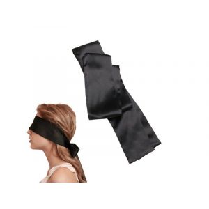 Masque pour les yeux en soie de m&ucirc;rier avec attaches pour bloquer la lumi&egrave;re et ajustement r&eacute;glable - Neuf