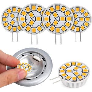 Kal-Ampoules À Led G4 2w Remplacement Ampoules / Halogène 20w 12v Ac / Dc 220 Lumens Blanc Chaud / Lumière Naturelle Blanc - Neuf