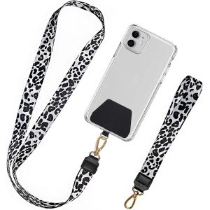 KAL-Lani&egrave;re De T&eacute;l&eacute;phone Portable, Sangle De Cou Universelle Pour Les Cl&eacute;s, Paquet De 2, Porte-Cl&eacute;s En Lasso Pour Poignet, Compatible Avec Iphone/Samsung/Huawei/Xiaomi(5 Couleurs) - Neuf