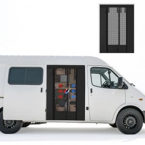 Moustiquaire Magn&eacute;tique Pour Porte Coulissante Vw T5 T6 &ndash; Protection Anti-Insectes - Neuf