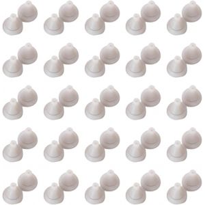 CHECARZHN--NO1-Lot De 50 Embouts De Rechange En Silicone Pour Pommeau De Douche Flexibles Et Résistants Aux Hautes Températures - Neuf