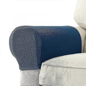 2 Pcs Stretch Accoudoir Housses Spandex Jacquard Accoudoirs Protecteur Doux Et Élastique Pour Chaises Canapé Canapé Fauteuil Housses Canapé Fauteuil Relax (Obtenez-Le) - Neuf