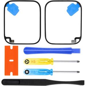 KAL-Capteur Touch Force De Remplacement Avec Adh&eacute;sif + Outils Compatible Apple Watch S&eacute;ries 5 44Mm Gps Et Gps + Cellular Edition - Neuf