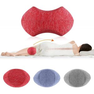 Trahoo-Coussins Relève-Jambes, Coussin Jambes, Coussin Entre Jambes Pour Dormir, Coussin Pour Genoux Dormir, Coussin Celsius Entrejambe, Coussin De Genoux Pour Dormir, Coussin Genoux, Rouge-Corail - Neuf