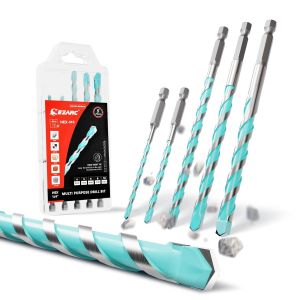 lbgwp60-Set De Forets Professionnels, 5 Pièce Forets De Carbure, Utilisation Polyvalente Convient Pour Métal, Pierre, Brique, Bois, Plastiques Divers - Neuf