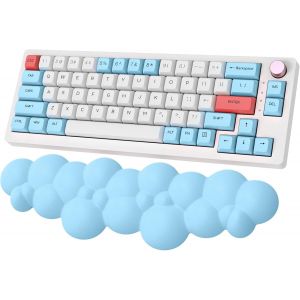 Repose-Poignet pour Clavier Cloud Soft Repose-Poignet pour Clavier avec Base antid&iquest;&iquest;rapante, Lavable, Ergonomique, Confortable et Doux en Mousse &iquest;&iquest; m&iquest;&iquest;moire de Forme pour PC Portable-Bleu - Neuf