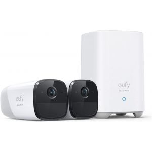 ChenQuanSarl-Cam Outdoor 2 Pro Caméra De Sécurité Ip Extérieure Cosse Mur Blanc, Ensemble De 3 Pièces - Neuf