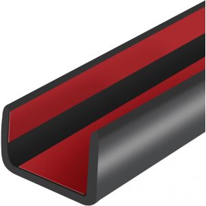 Bande De Chant En U, Bande De Chant Autocollante En Caoutchouc Souple, Protection Pour Contreplaqu&eacute;, &Eacute;tag&egrave;re, Porte D'Armoire, Taille 16 Mm, Convient Aux Bords De Planches De 15 &Agrave; 17 Mm D'&Eacute;paisseur - Neuf