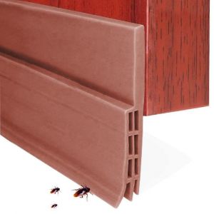 Cale-porte en silicone avec dos auto-adh&eacute;sif, longueur 1 m - Neuf