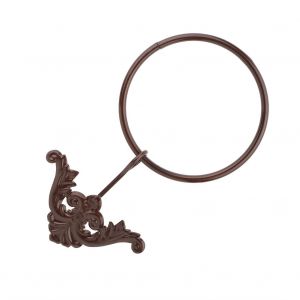 HJLIAN Anneau porte-serviettes en fer forge Porte-serviettes de salle de bain Porte-serviettes mural - Neuf