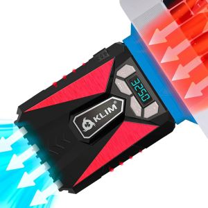acdsgd-Cool Refroidisseur - PC Ventilo Portable Gamer - Ventilateur Haute Performance pour Refroidissement Rapide - Extracteur d'Air Chaud USB - Version 2024 - Rouge - Neuf