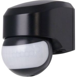 D&eacute;tecteur De Mouvements Pir Kopp 823805017 Int&eacute;rieure, Ext&eacute;rieure Mural 180 &deg; Relais Noir Ip44 W945741 - Neuf