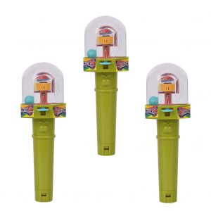 Mini-ballon de basket-ball de poche pour enfants, 3 pieces, jouet educatif precoce avec effets sonores et lumiere pour le chargement, mini-ballon de basket-ball SugarGreen - Neuf