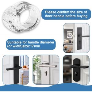 Butées De Porte Protection Poignee Porte Silicone Pvc Stop Porte,10 Pack Butee De Porte Interieur Butée Porte Amortisseur Porte Pour Protéger L'Intégrité Des Murs Meubles - Neuf