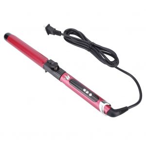 Fer A Boucler Rotatif Lcd Pour Salon De Coiffure (Rose 28 Mm) (110-240 V) Prise Americaine - Neuf
