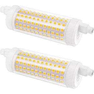 R7S Led 118Mm 20W Dimmable Blanc Neutre 4000K 2500Lm, Équivalent À Lampe Halogène R7S J118 150W-200W, Lumière De 360°, R7S 118Mm Led Dimmable En Céramique Pour Studio/Salon, Lot De[AMP740723] - Neuf