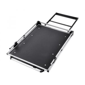 Organiseur de Lit Coulissant pour Camion-Duoku-1650 x 1220 mm-Tiroir de Rangement Robuste-pour Caisse de Camion-453,6 kg-Noir - Neuf