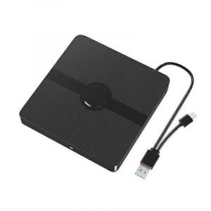 Lecteur de DVD Blu-ray externe USB 3.0 Lecteurs optiques portables Graveur de CD Lecteur de DVD pour ordinateur portable - Neuf