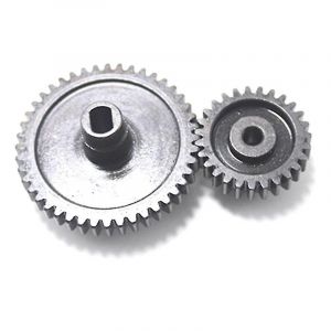 Mise &agrave; niveau de l'engrenage de r&eacute;duction du m&eacute;tal + engrenage moteur pour 144001 pi&egrave;ces de voiture 1/14 Rc - Neuf