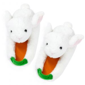 Pantoufles De C&acirc;lin D'animal Dr&ocirc;le Pour Les Femmes,Pantoufles Chaudes Mignonnes En Peluche Confortables Tw - Neuf