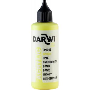 Un Flacon De Peinture Acrylique Opaque - Coloris Jaune Citron - 80 Ml - Darwi Acrylic - Neuf