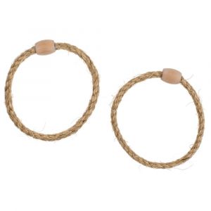 Shop-Story : Ringtoss : Jeu De Lancer Et D'adresse En Bois Avec 1 Piquet Et 4 Cordes En Jute - Neuf