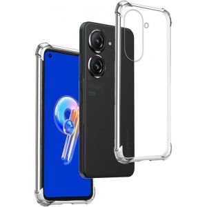 Kal-Coque Anti-Shock Pour Asus Zenfone 9 - Zenfone 10, Tpu Transparent En Silicone Antichoc - Neuf