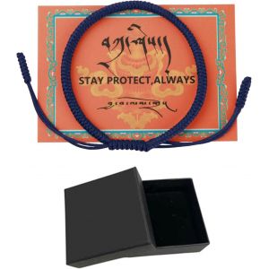 Trahoo-Bracelet Rouge, Bracelet En Tissu Kabbale, Protection B&eacute;b&eacute;, Hommes, Femmes, Porte-Bonheur Tib&eacute;tain Fait Main, Porte-Bonheur Bouddhiste, Tiss&eacute; - Neuf