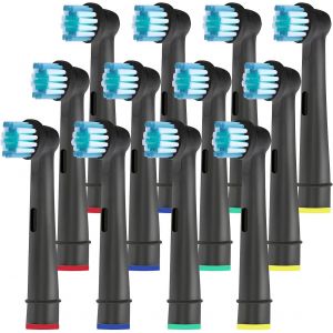 Kgabery-Têtes De Brosse À Dents Électrique Compatibles Avec Oralb Brosses À Dents Électriques Rechargeables¿Têtes De Rechange Adaptées Cross Action,Vitality,Professional Care Etc.,Par - Neuf
