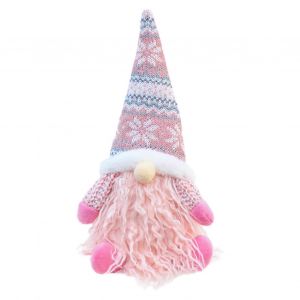 Poupee naine de Noel sans visage, adorable ornement de gnome, jambes telescopiques, en peluche, pour la decoration de la maison et des vacances - Neuf