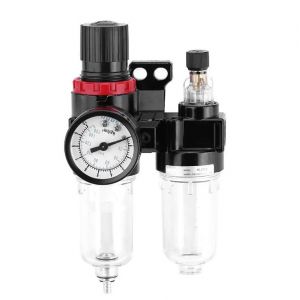 Filtre à air comprimé Compresseur Régulateur pneumatique Lubrificateur Séparateur eau-huile Séparateur eau-huile pour séparateur huile-eau (AFC2000 avec connecteur droit de 12 mm) - Neuf