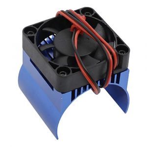 Dissipateur thermique de ventilateur de refroidissement de moteur de 42 mm pour Traxxas 1/10 E-Maxx E-Revo,bleu - Neuf