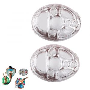 Lot de 2 porte-gobelets gonflables &agrave; 8 trous, pour piscine et plage, en PVC, tailles vari&eacute;es. - Neuf