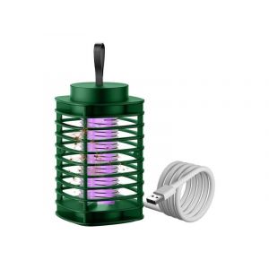 Lampe anti-moustiques &eacute;lectrique &iquest; Alimentation USB, lumi&egrave;re violette, &eacute;limination instantan&eacute;e, sans danger pour l'int&eacute;rieur et l'ext&eacute;rieur - Neuf