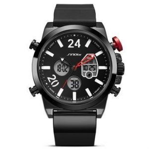 Montre De Sport Pour Homme Avec Chronographe Et Alarme &Agrave; Double Affichage Et Fonctions Lumineuses - Neuf