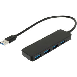 JGD-Hub USB 3.0, 4 Porta Adattatore Multiport USB 3.0 5Gbps Haute Vitesse Compatible avec MacBook Pro iMac Surface Pro XPS PC Tastiera HP Dell - Neuf