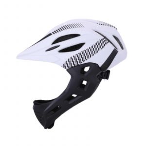 Casque De Velo Pour Enfants, Casque De Skateboard, Confortable Et Polyvalent, Casque De Sport Pour Roller, Blanc Et Noir - Neuf