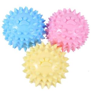Lot De 3 Balles Interactives À Picots Pour Chiens ¿ Jouets À Mâcher Amusants Pour La Santé Dentaire Et Les Jeux ¿ Jouets Durables Et Attrayants Pour Animaux De Compagnie - Neuf