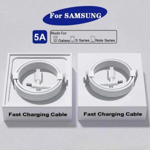 Câble Usb C Pd 45W Pour Samsung Galaxy S20 S22 S23 Ultra Note 10 + 5G 20 A53 A54, Charge Super Rapide, Câble De Données Usb Type C.45W White-2Pcs.1M - Neuf