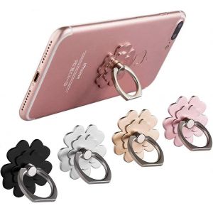 Porte-Bagues 360 Rotation Du Support De Téléphone Poignée D¿Anneau Compatible Avec Apple Iphone Xs Max Xr X 8 7 Plus 5 5s Samsung S8 S7 4-Pack - Neuf