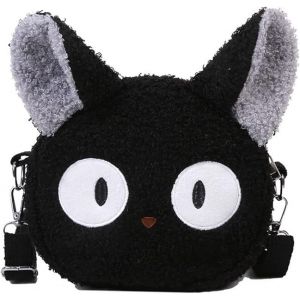 Petit sac étudiant en laine d'agneau automne et hiver, sac à bandoulière en peluche, sac à bandoulière mignon pour filles, sac de rangement de voyage, sac à provisions, sac à dos décontracté - Neuf