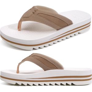 Fchhk-Tongs Homme Soutien De Voûte Plantaire Sports Flip Flops Été Plage Piscine Plates Sandales Semelle En Caoutchouc Antidérapante Taille 40-49 Eu - 48 - Neuf