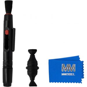 Pinceau De Nettoyage Professionnel En Carbone Compatible Avec Objectifs Et Filtres D'Appareils Photo Reflex Num&eacute;riques Pr&eacute;nettoyage &Agrave; Sec Avec Chiffon De Nettoyage En Microfibre[Z5041] - Neuf