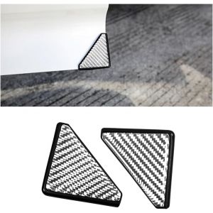 2Pcs PVC Voiture Porte Coin Bord Gardes, Protections Anti-Rayures pour Coins de Portière de Voiture, Couverture Anti-Collision Décoratif pour Coins Porte Avant de Véhicules Universels(Argent) - Neuf