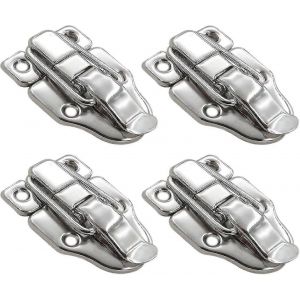 Acier Inoxydable Serrure Robuste Toggle Catch Suitcase Wooden Box Case Latch Fermoir Lockable Box Buckle Pour Flight Case Toolbox Craft Boxes Closet Dra - Neuf