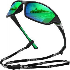Lunettes de soleil de sport polarisées pour les hommes, les femmes, la conduite, le cyclisme, la pêche - 100% UV400 Protection - - Neuf