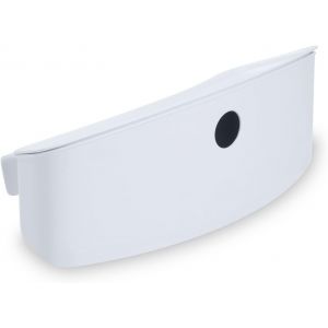 Boite Rangement Pour Chaise Haute B&eacute;b&eacute; Alpha+, Beta+, Arketa - Bo&icirc;te Avec Couvercle, Fixation Facile Au Dossier, Charge Jusqu'&agrave; 3 Kg, Facile &Agrave; Nettoyer, Blanc - Neuf