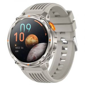 Montre Connect&eacute;e De 1.7 Pouces,Batterie 1100Mah,Lampe De Poche Led,Appel Bt,Montre Intelligente D'Ext&eacute;rieur Pour Hommes Et Femmes,Boussole,Moniteur De Sant&eacute;,&Eacute;tanche.Slgrs. - Neuf