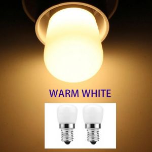 Kalsa-2 Pièces Mini Réfrigérateur Ampoule 110v 220v 3w B15 E12 E14 T22 T26 Verre Laiteux Blanc Chaud Réfrigérateur Lampe À Led Remplacer Les Lumières Halogènes,Warm White,T22 - Neuf
